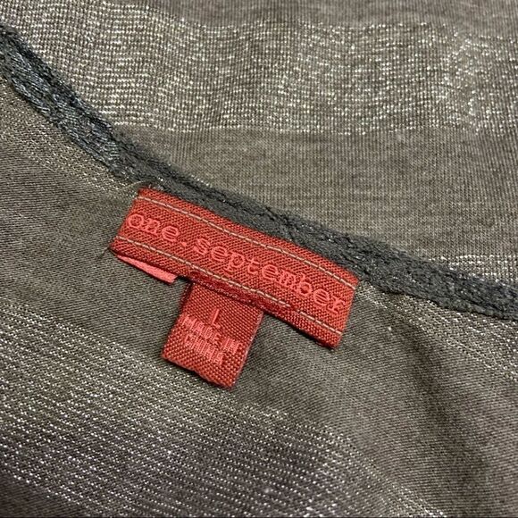 🚨 Anthropologie One September Sleeveless Stripes Top - Picture 4 of 7